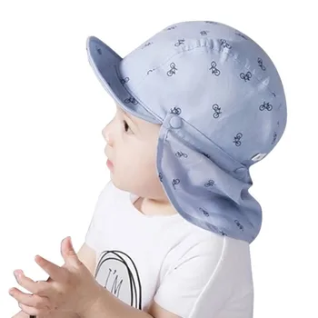 Print Sun Hat Baby Summer Caps for Children with Soft Brim Blue/White Detachable for 6-18 Months
Print Sun Hat Baby Summer Caps for Children with Soft Brim Blue/White Detachable for 6-18 Months