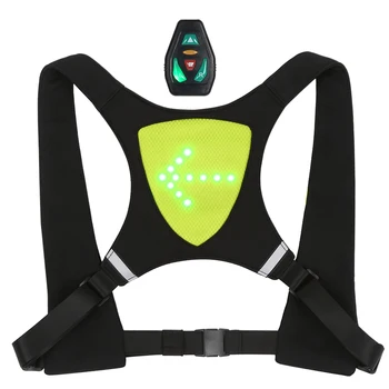 Lixada Cycling Gilet LED Signal Vest USB Rechargeable Reflective Cycling Vest Backpack with LED Remote Control Safety Bag Gear
Lixada Cycling Gilet LED Signal Vest USB Rechargeable Reflective Cycling Vest Backpack with LED Remote Control Safety Bag Gear