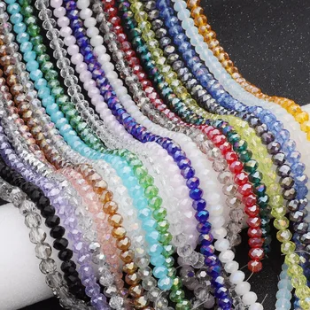 Wholesale 2/3/4/6/8mm Bicone Crystal Beads AB Color Cut Faceted Round Glass Beads for Jewelry Making Bracelet Accessories
Wholesale 2/3/4/6/8mm Bicone Crystal Beads AB Color Cut Faceted Round Glass Beads for Jewelry Making Bracelet Accessories