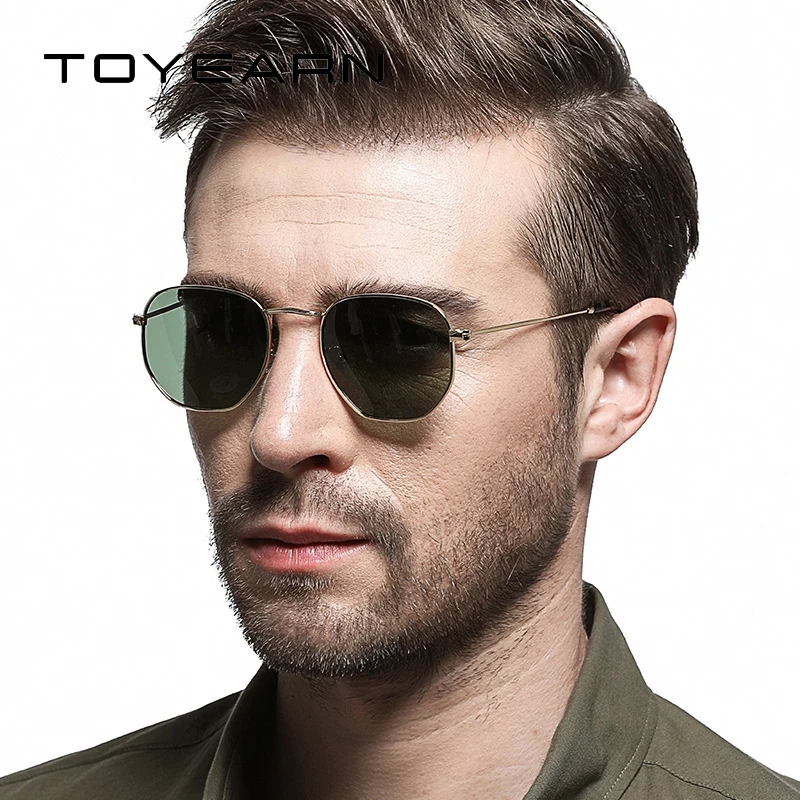 TOYEARN Vintage Luxury Brand Designer Men Hexagonal Sunglasses Women Polarized Mirror Shades Sun Glasses Female oculos de sol
TOYEARN Vintage Luxury Brand Designer Men Hexagonal Sunglasses Women Polarized Mirror Shades Sun Glasses Female oculos de sol