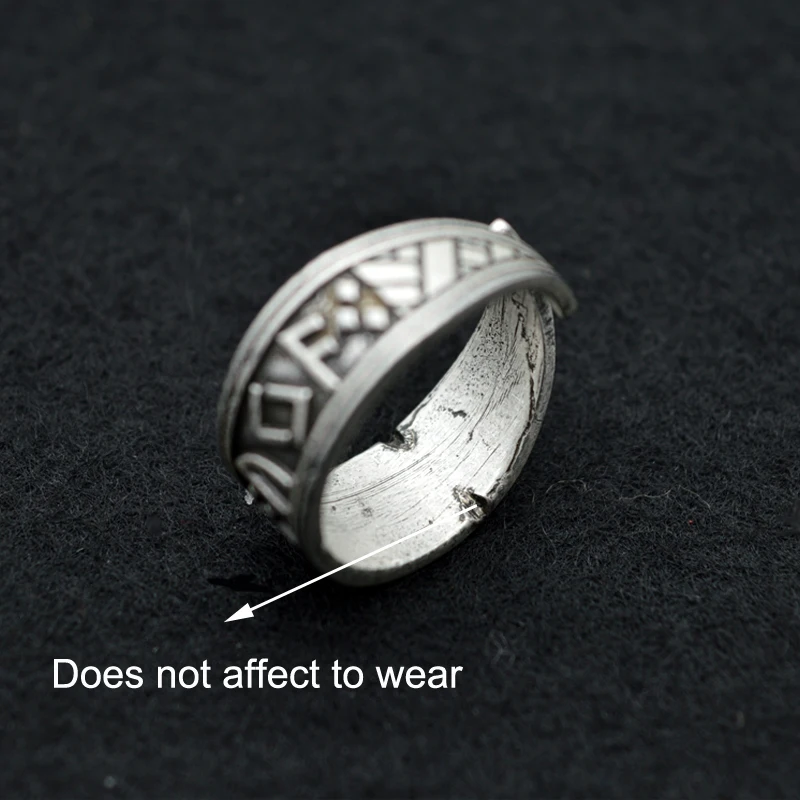 1pcs Antique Silver Viking Ring Nordic Rune Rings Handmade Men Adjustable Rings Norse Mythology Viking Jewelry RG37 24