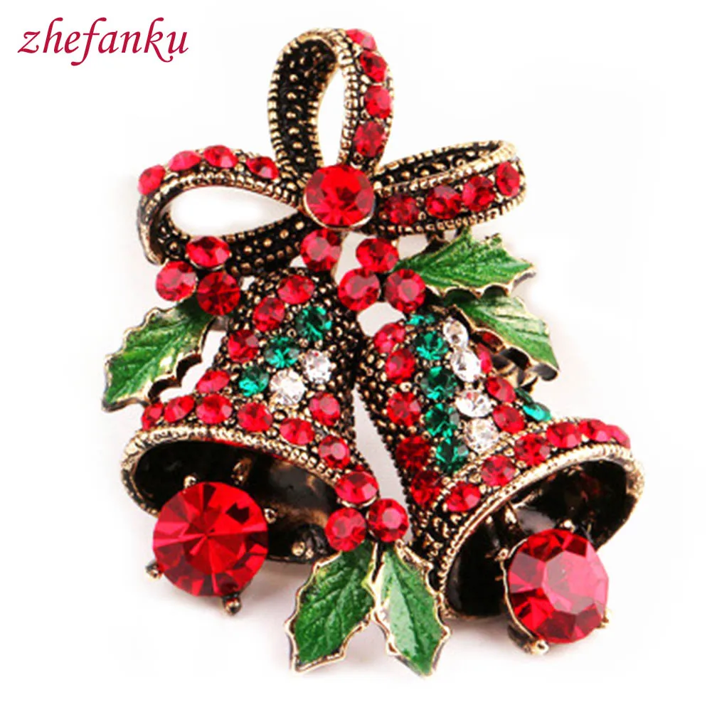 2017 Christmas Gifts Pins And Brooches For Women Small Bell Heart Rhinestone Brooch Female Creative Gift Bowknot Fashion
2017 Christmas Gifts Pins And Brooches For Women Small Bell Heart Rhinestone Brooch Female Creative Gift Bowknot Fashion