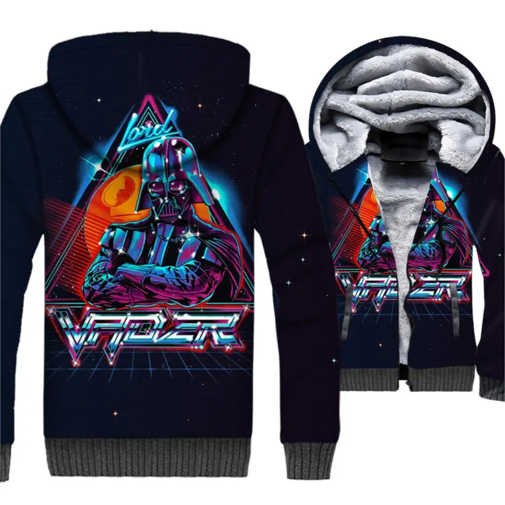 Star Wars Jacket Men The Darth Face Vader 3D Print Hoodie StarWars Hooded Sweatshirt 2018 Winter Thick Fleece Warm Zipper Coat
Star Wars Jacket Men The Darth Face Vader 3D Print Hoodie StarWars Hooded Sweatshirt 2018 Winter Thick Fleece Warm Zipper Coat