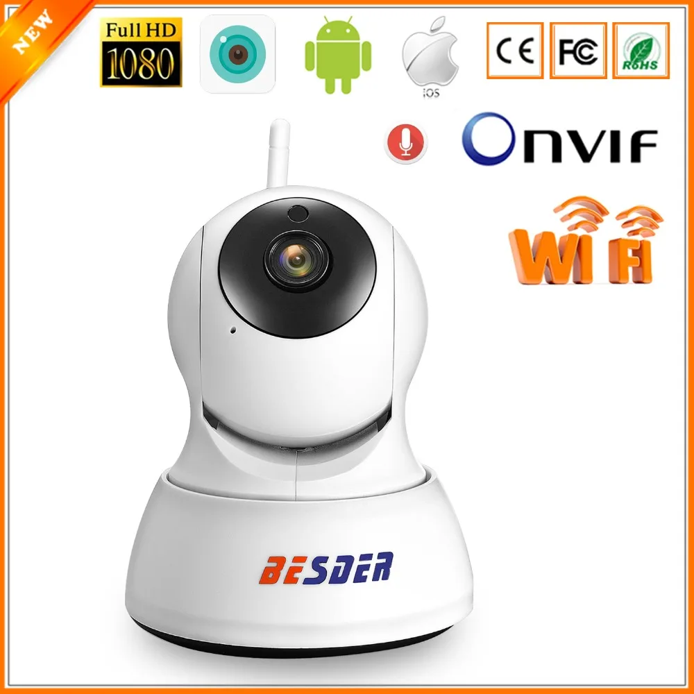 BESDER Home Security IP Camera Wi-Fi Wireless Mini Network Camera Surveillance Wifi 1080P Night Vision CCTV Camera Baby Monitor
BESDER Home Security IP Camera Wi-Fi Wireless Mini Network Camera Surveillance Wifi 1080P Night Vision CCTV Camera Baby Monitor