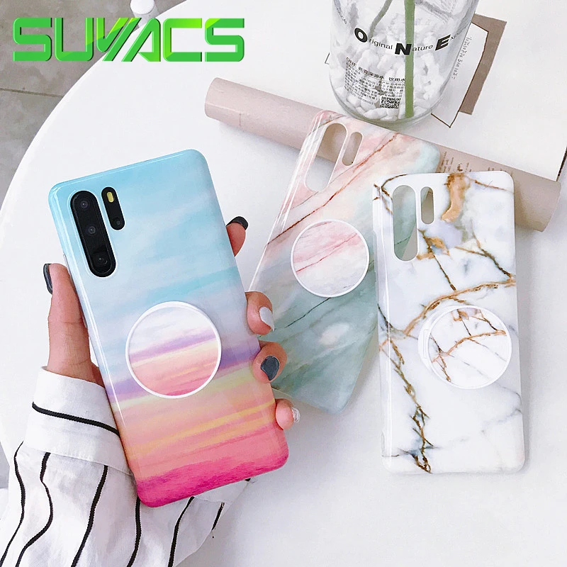 SUYACS Glossy Marble Phone Case For Huawei P30 P20 Pro Lite Nova 3I Kickstand Flexible Folded Soft IMD Phone Back Cover Case
SUYACS Glossy Marble Phone Case For Huawei P30 P20 Pro Lite Nova 3I Kickstand Flexible Folded Soft IMD Phone Back Cover Case