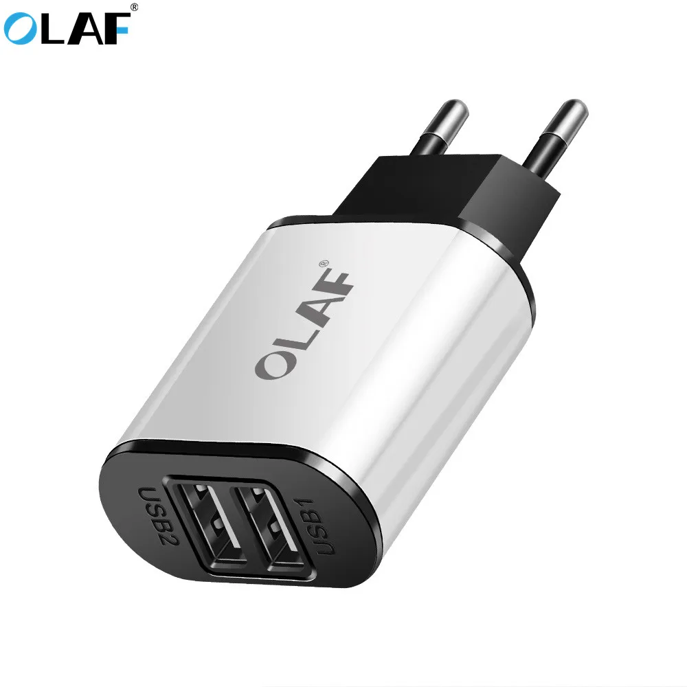 OLAF 5V 2A Fast USB Charger for Phone Tablet Dual USB Wall Charger Adapter Mobile Phone Charger for Samsung S8 Huawei Mate10 LG
OLAF 5V 2A Fast USB Charger for Phone Tablet Dual USB Wall Charger Adapter Mobile Phone Charger for Samsung S8 Huawei Mate10 LG