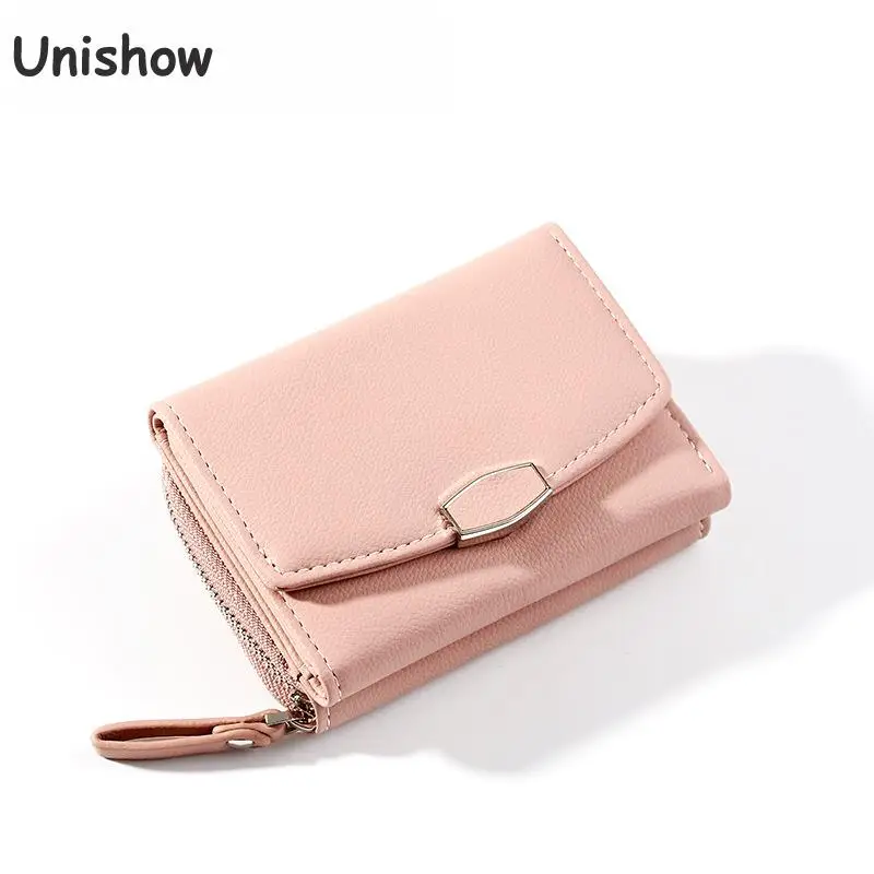 Unishow Trifold Small Wallet Women Many Departments Female Purse Leather Laides Wallet Brand Short Coin Purse Pocket Card Holder
Unishow Trifold Small Wallet Women Many Departments Female Purse Leather Laides Wallet Brand Short Coin Purse Pocket Card Holder