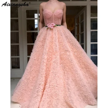 Pink Formal Evening Dresses Ball Gown Spaghetti Straps Tulle Pearls Islamic Dubai Kaftan Saudi Arabic Long Evening Gown
Pink Formal Evening Dresses Ball Gown Spaghetti Straps Tulle Pearls Islamic Dubai Kaftan Saudi Arabic Long Evening Gown