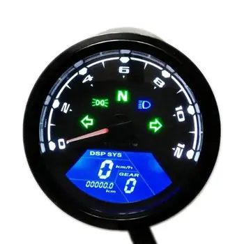 Universal Digital Motorcycle LCD Screen Speedometer Odometer Techometer Gauge Dual Speed
Universal Digital Motorcycle LCD Screen Speedometer Odometer Techometer Gauge Dual Speed