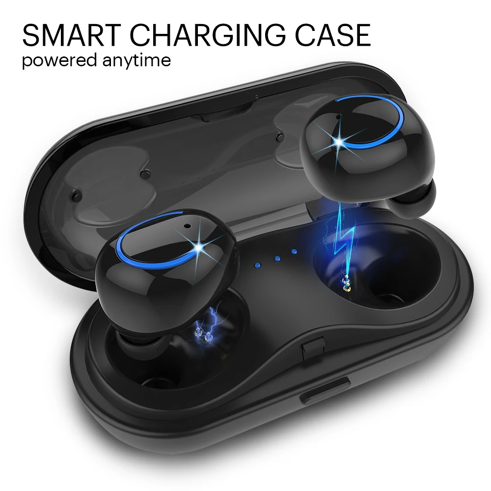 VirWir Q18 TWS True Wireless Earbuds headset Mini Bluetooth Earphones with Mic and Charging Box
VirWir Q18 TWS True Wireless Earbuds headset Mini Bluetooth Earphones with Mic and Charging Box