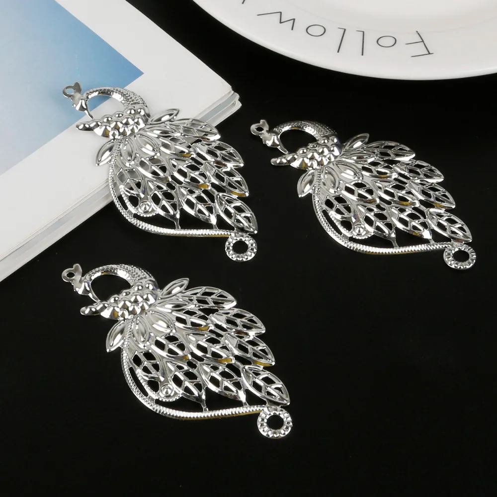 5pcs/lot Peacock Filigree Wraps Flower Connectors Metal Crafts For Jewelry Making Accessories DIY Charms Pendants
5pcs/lot Peacock Filigree Wraps Flower Connectors Metal Crafts For Jewelry Making Accessories DIY Charms Pendants
