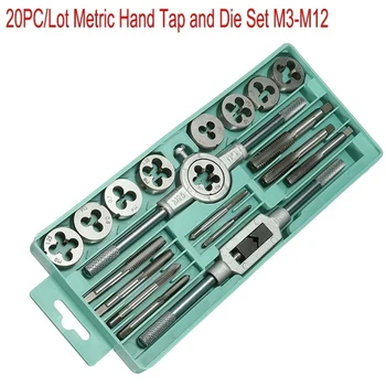 ANENG 20PCS/Set Tap And Die Set Combination Alloy Steel Hand Tools Metric Size For Wood Plastic
ANENG 20PCS/Set Tap And Die Set Combination Alloy Steel Hand Tools Metric Size For Wood Plastic
