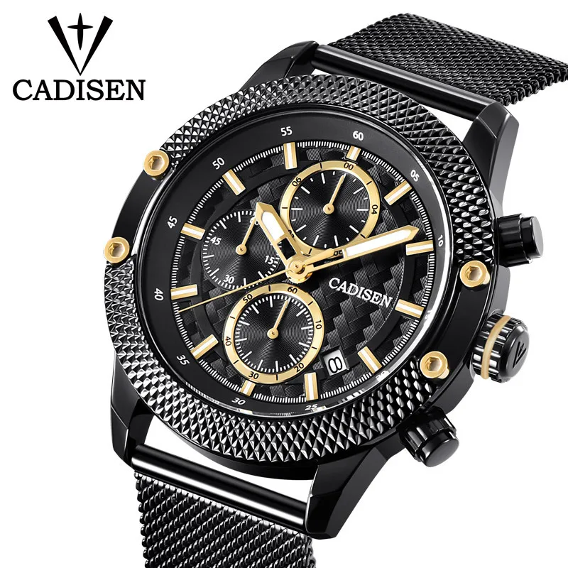 2018 Mens Watches Sport Chronograph Fashion Luxury Brand Genuine Leather And Stainless Mesh Band Men Wristwatch Quartz Watch
2018 Mens Watches Sport Chronograph Fashion Luxury Brand Genuine Leather And Stainless Mesh Band Men Wristwatch Quartz Watch