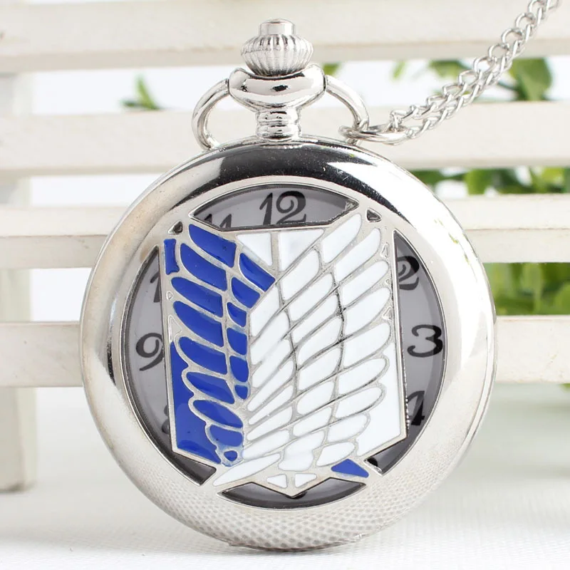 Unisex Unique Design Bronze Attack on Titan Wings of Liberty Clamshell Quartz Pocket Watch Watch Gift CF1025
Unisex Unique Design Bronze Attack on Titan Wings of Liberty Clamshell Quartz Pocket Watch Watch Gift CF1025
