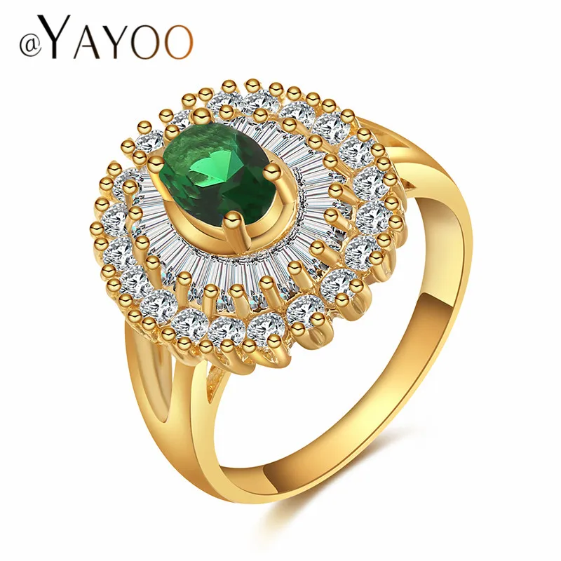 AYAYOO Wedding Rings Set For Women Gold Color Cubic Zirconia Fashion Flower Ring Female Party Charm Jewelry Accessories
AYAYOO Wedding Rings Set For Women Gold Color Cubic Zirconia Fashion Flower Ring Female Party Charm Jewelry Accessories