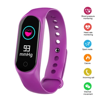 M3S Smart Bracelet Color Screen Blood Pressure Heart Rate Monitor Waterproof fitness Tracker Smart Band For Purple
M3S Smart Bracelet Color Screen Blood Pressure Heart Rate Monitor Waterproof fitness Tracker Smart Band For Purple