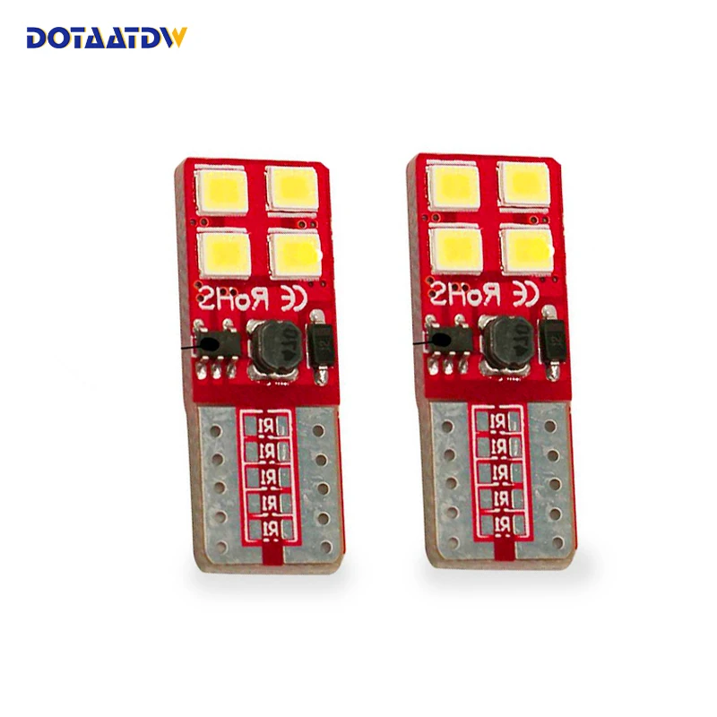 DOTAATDW 2x Canbus IC Driver 12v White Led T10 W5W Car Led Light Bulb 3030 SMD Auto Interior License Parking Lamp Non Polarity
DOTAATDW 2x Canbus IC Driver 12v White Led T10 W5W Car Led Light Bulb 3030 SMD Auto Interior License Parking Lamp Non Polarity