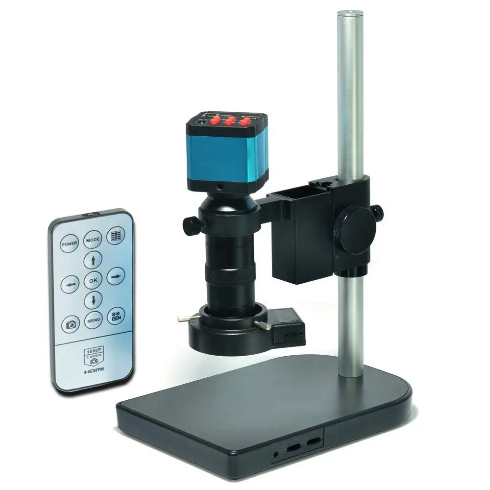 14MP HDMI USB Digital Industrial Soldering Microscope Video Recorder Camera 100X C-Mount Zoom Lens 40 LED Ring Light for PBC THT
14MP HDMI USB Digital Industrial Soldering Microscope Video Recorder Camera 100X C-Mount Zoom Lens 40 LED Ring Light for PBC THT
