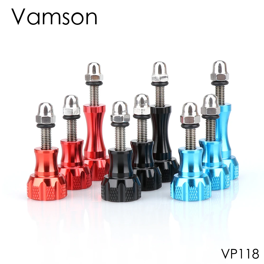 Vamson Aluminum Alloy Nut Thumb Screw Mount for GoPro Hero 6 5 4 3 for SJCAM for Xiaomi Yi Lite 4K for Eken Accessory Kits VP118
Vamson Aluminum Alloy Nut Thumb Screw Mount for GoPro Hero 6 5 4 3 for SJCAM for Xiaomi Yi Lite 4K for Eken Accessory Kits VP118
