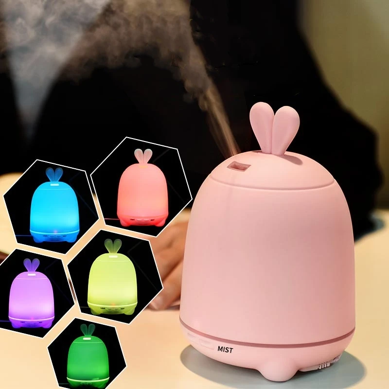 Chern 100ml Cute Rabbit Ultrasonic Humidifier Colorful LED Light For Home Car Office Aromatherapy Essential Oil Diffuser
Chern 100ml Cute Rabbit Ultrasonic Humidifier Colorful LED Light For Home Car Office Aromatherapy Essential Oil Diffuser
