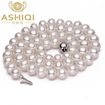 100% Natural Real Pearl Necklace jewelry White Freshwater Pearl Necklaces Silver clasp Gold Plated for women wedding 2014 New
100% Natural Real Pearl Necklace jewelry White Freshwater Pearl Necklaces Silver clasp Gold Plated for women wedding 2014 New