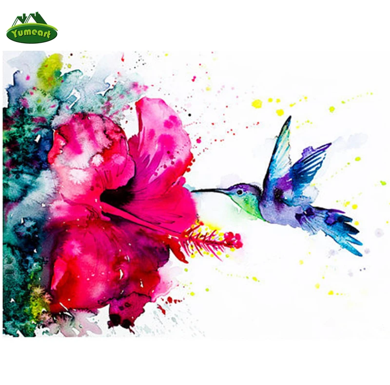 YUMEART DIY 5D Diamond Painting Cross Stitch Kits Hummingbird Full Mosaic Diamond Embroidery Flying Birds and Flower Home Decor
YUMEART DIY 5D Diamond Painting Cross Stitch Kits Hummingbird Full Mosaic Diamond Embroidery Flying Birds and Flower Home Decor