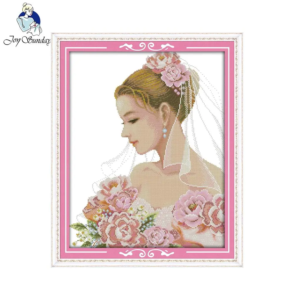 Joy Sunday Beautiful Bride Counted Cross Stitch 11CT14CT Cross Stitch DIY Cross Stitch Kit Embroidery Home Decor Needlework R541
Joy Sunday Beautiful Bride Counted Cross Stitch 11CT14CT Cross Stitch DIY Cross Stitch Kit Embroidery Home Decor Needlework R541