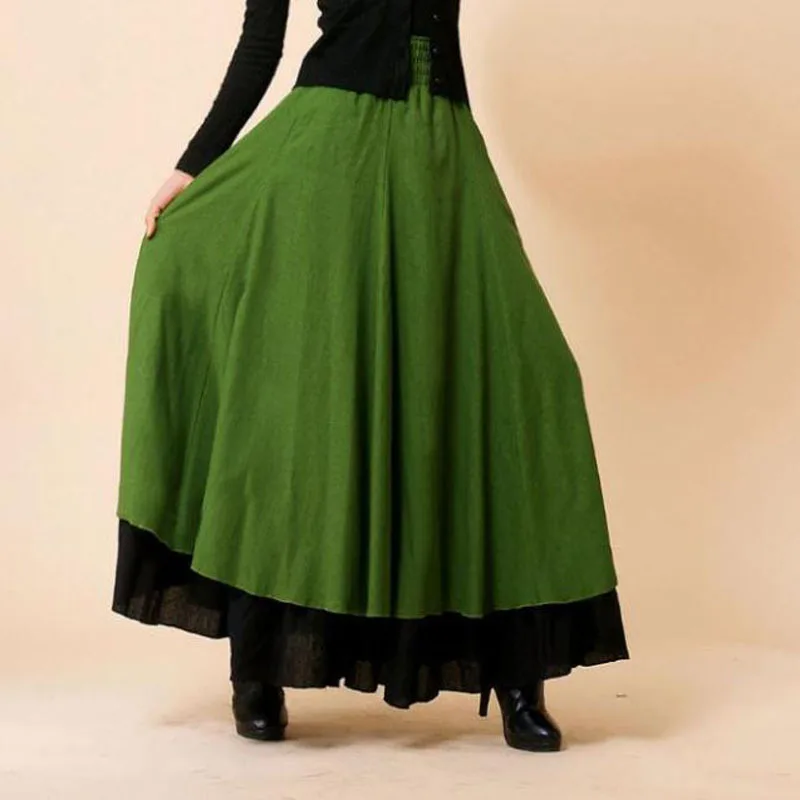 Custom Made Autumn Women Linen Skirt Fashion Expansion Bottom Skirts Female High Waist Pleated Full Skirt
Custom Made Autumn Women Linen Skirt Fashion Expansion Bottom Skirts Female High Waist Pleated Full Skirt