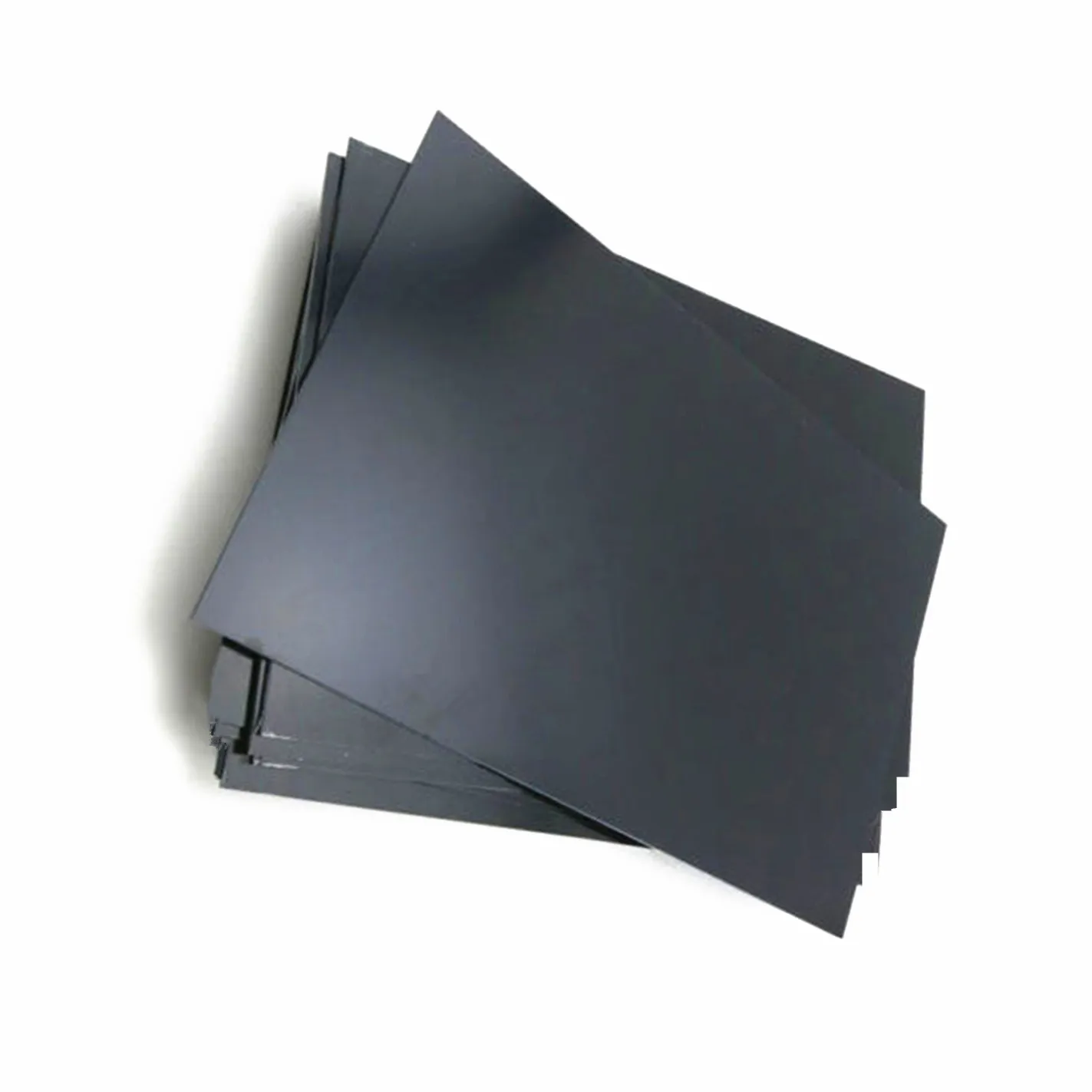 Black 1 pcs ABS Styrene Plastic Flat Sheet Plate 1.5mm x 100mm x 100mm