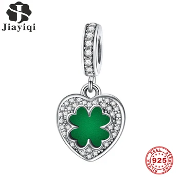 Jiayiqi Green Four-Leaf Clover Charms Pendant 925 Sterling Silver Charm For Women Engagement Party Romantic Luxury Jewelry Gift
Jiayiqi Green Four-Leaf Clover Charms Pendant 925 Sterling Silver Charm For Women Engagement Party Romantic Luxury Jewelry Gift