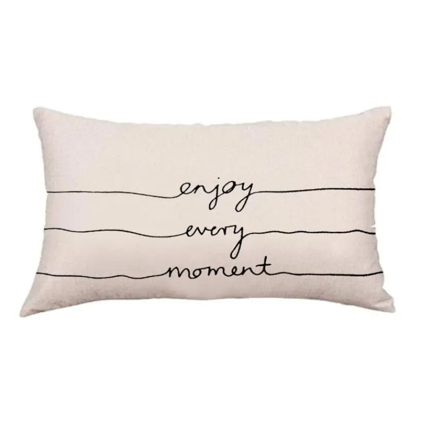 Geometric Cushion Cover Stripe Letters Pattern Polyester Lines Sofa Bed Rectangle Pillow Case Home Decoration 30cm*50cm 2#5$
Geometric Cushion Cover Stripe Letters Pattern Polyester Lines Sofa Bed Rectangle Pillow Case Home Decoration 30cm*50cm 2#5$