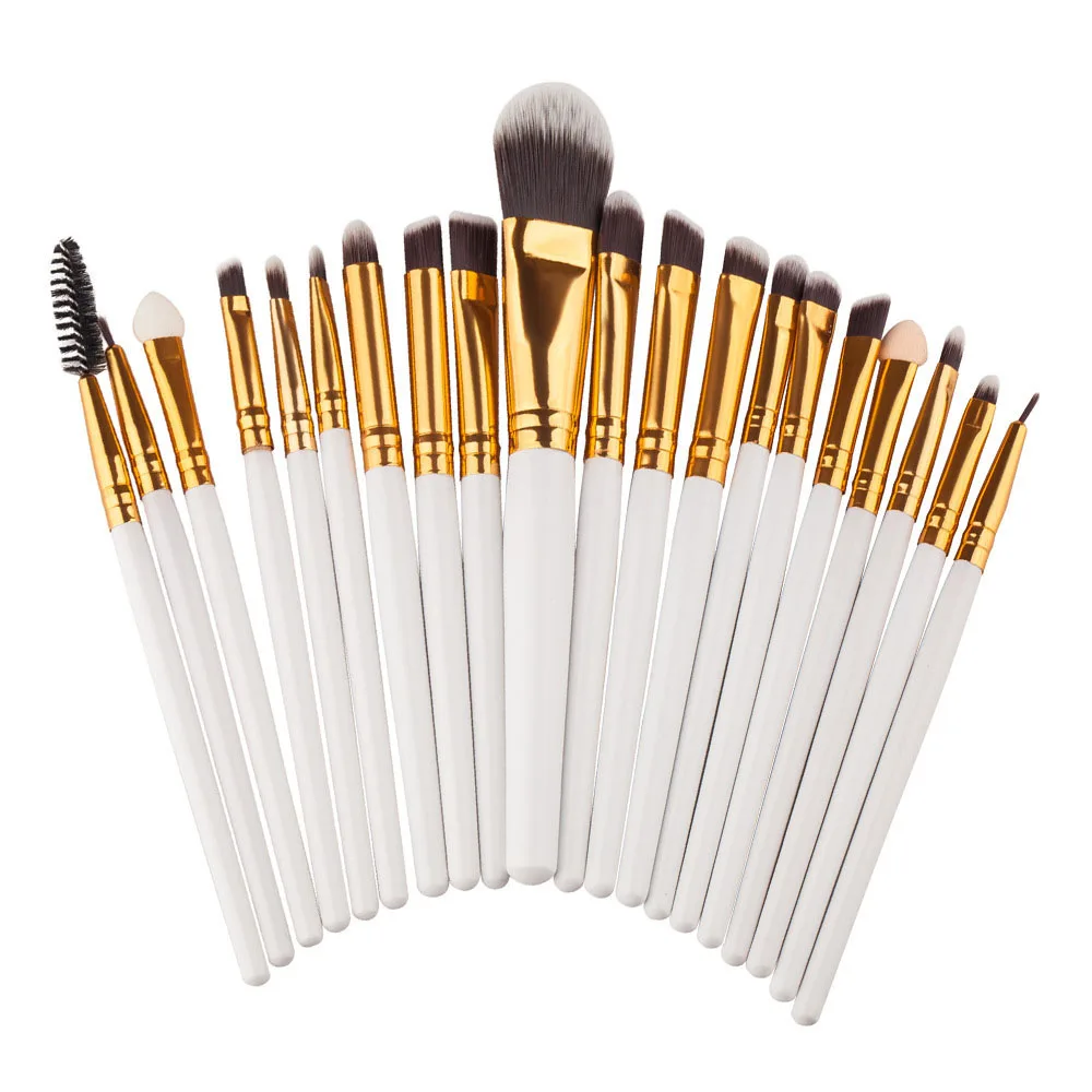 New 20 Pcs Professional Cosmetic Make Up Brushes Set Makeup Brush Set Tools Cosmetics Toiletry Kit Tools Accessories
New 20 Pcs Professional Cosmetic Make Up Brushes Set Makeup Brush Set Tools Cosmetics Toiletry Kit Tools Accessories