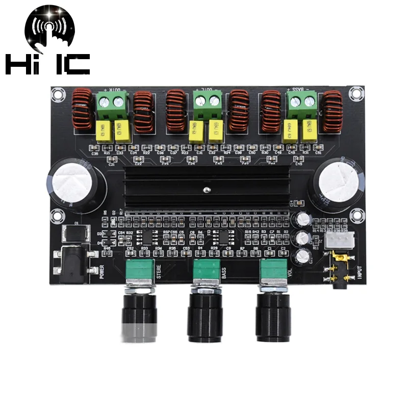 TPA3116D2 80W+80W+100W 2.1 Channel TPA3116 Digital Power Amplifier Board Bass Subwoofer DC 12-26V | Электроника