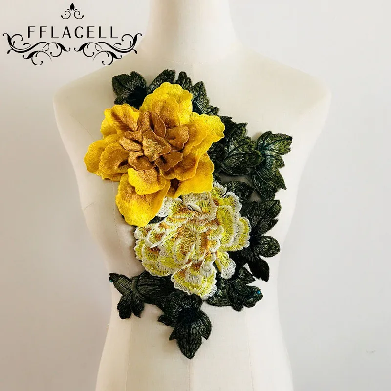 FFLACELL 1 pc Applique Embroidery Flower Patches DIY Clothing Decor Multilayer Embroidery Peony Flower Pattern
FFLACELL 1 pc Applique Embroidery Flower Patches DIY Clothing Decor Multilayer Embroidery Peony Flower Pattern