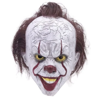 2019 Movie Stephen King's It Pennywise Clown Joker Costume Party Masks Full Head Hair BALL Scary Halloween Cosplay Mask
2019 Movie Stephen King's It Pennywise Clown Joker Costume Party Masks Full Head Hair BALL Scary Halloween Cosplay Mask