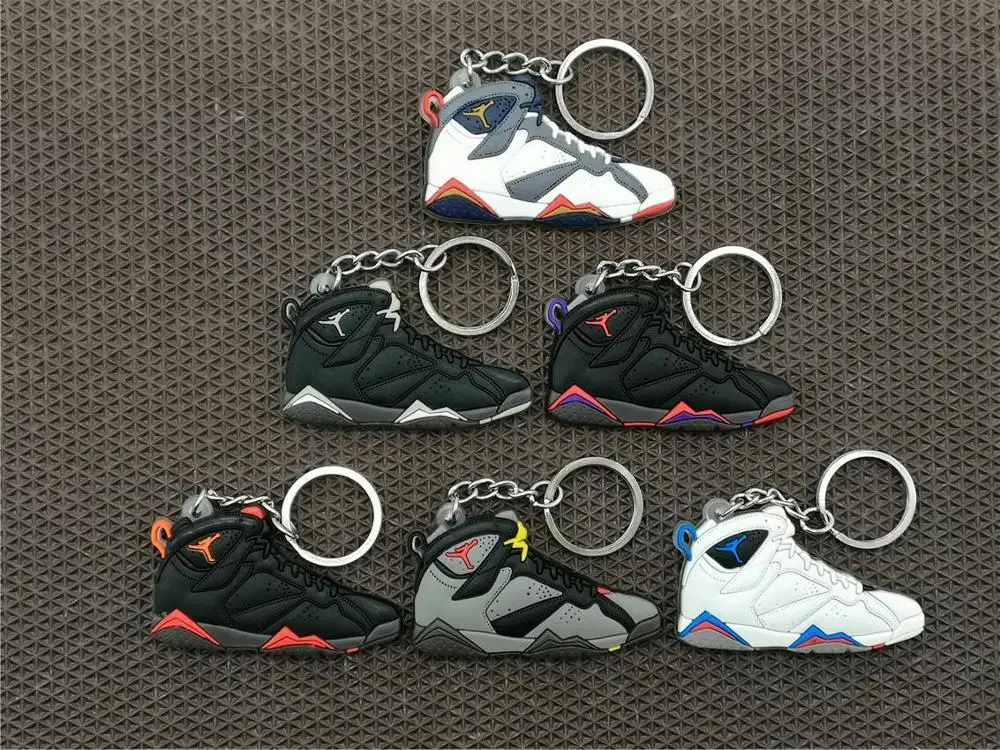 Cute Mini Silicone AJ 7 Basketball Shoes Keychain Bag Charm Woman Men Kids Key Ring Gifts Accessories Sneaker Key Holder Pendant
Cute Mini Silicone AJ 7 Basketball Shoes Keychain Bag Charm Woman Men Kids Key Ring Gifts Accessories Sneaker Key Holder Pendant
