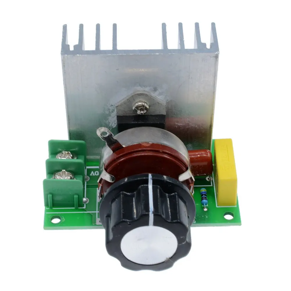 AC 220V 4000W SCR Voltage Regulator Dimming Dimmers Motor Speed Controller Thermostat Electronic Voltage Regulator Module
AC 220V 4000W SCR Voltage Regulator Dimming Dimmers Motor Speed Controller Thermostat Electronic Voltage Regulator Module