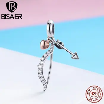 BISAER 925 Sterling Silver Charms Cupid 's Love Arrow Charm Beads Fit Girlfriend Bracelet Silver 925 Jewelry Making Gift ECC777
BISAER 925 Sterling Silver Charms Cupid 's Love Arrow Charm Beads Fit Girlfriend Bracelet Silver 925 Jewelry Making Gift ECC777