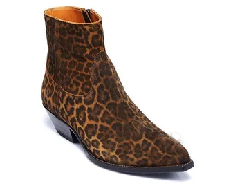 Factory Real Pics Leopard Boots for men Flats Ankle Zip Western Martin Booties Men's Shoes Genuine leather Fashion Chelsea Boots
Factory Real Pics Leopard Boots for men Flats Ankle Zip Western Martin Booties Men's Shoes Genuine leather Fashion Chelsea Boots
