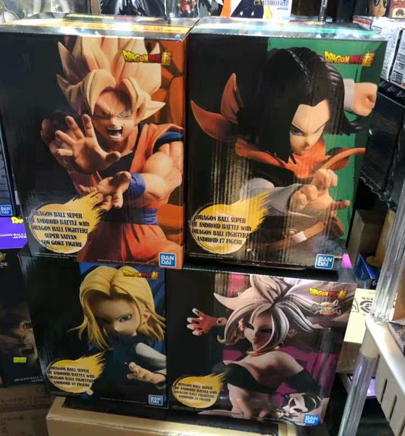 WSTXBD BANPRESTO оригинальные Драконий жемчуг битва FIGHTERZ Goku ANDROID NO.21 NO.17 NO.18 фигурки Куклы