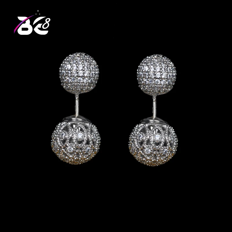 Be8 Brand Small Ball Shape Stud Earring With Sparkling Cubic Zirconia Pave Bridal Jewelry Girls Accessories For Party Gift E-332
Be8 Brand Small Ball Shape Stud Earring With Sparkling Cubic Zirconia Pave Bridal Jewelry Girls Accessories For Party Gift E-332