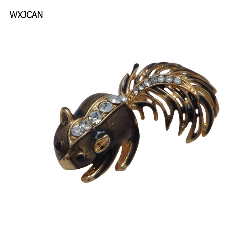 WXJCAN new animal vintage brooches women men Lovely timid squirrel brooch pins Enamel rhinestone jewelry Size 40mm*20mm
WXJCAN new animal vintage brooches women men Lovely timid squirrel brooch pins Enamel rhinestone jewelry Size 40mm*20mm