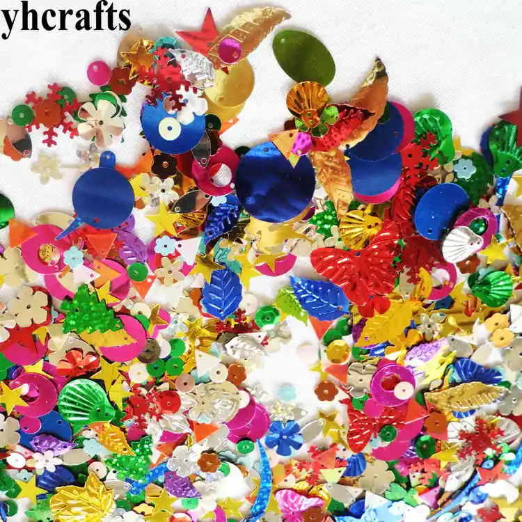 25gram/Lot.15 design Mix shape sequins Star moon round with hole sequins Craft material Kindergarten arts and crafts DIY toys
25gram/Lot.15 design Mix shape sequins Star moon round with hole sequins Craft material Kindergarten arts and crafts DIY toys