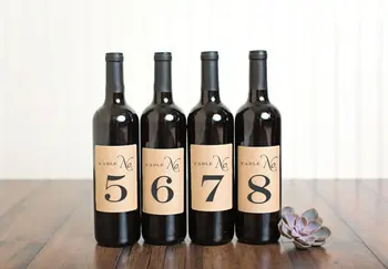 Personalized Table Number Wine Labels, Kraft Self-Adhesive, Wedding Party Gift Favors, Table Decor,Wine Bottle Number Sticker
Personalized Table Number Wine Labels, Kraft Self-Adhesive, Wedding Party Gift Favors, Table Decor,Wine Bottle Number Sticker