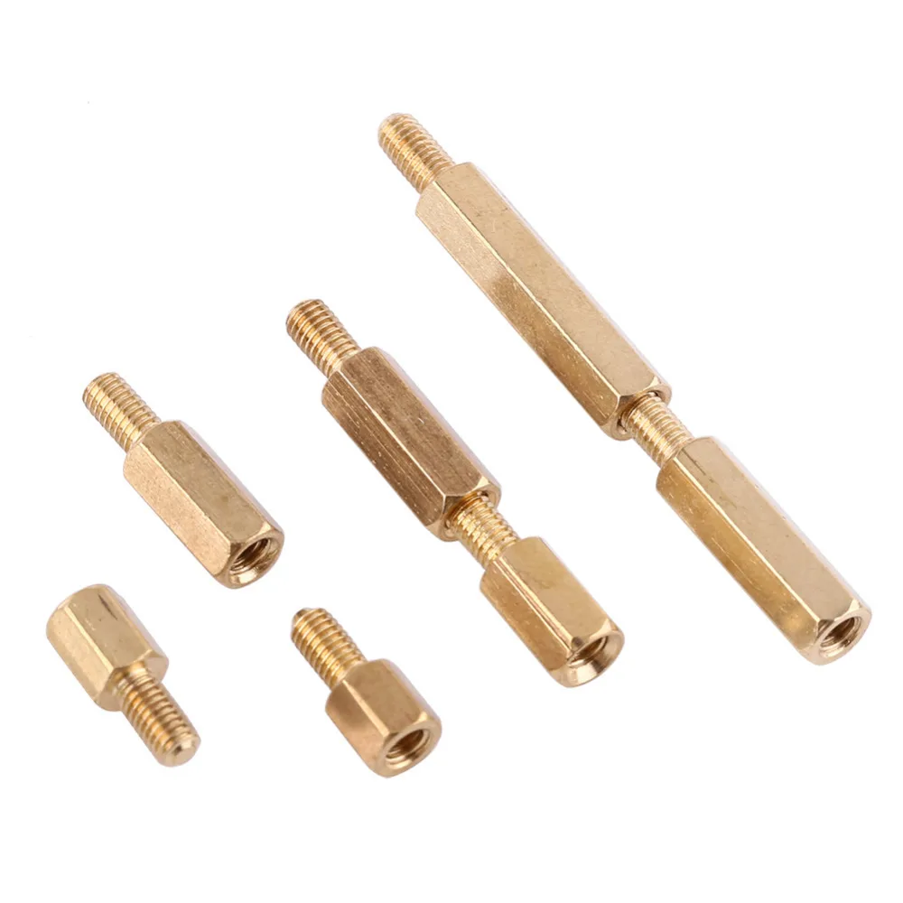 100pcs/Lot Brass Nuts M3 Hex Column Male-Female Threaded Standoff PCB Standoff for Circuit Board Components New Brand
100pcs/Lot Brass Nuts M3 Hex Column Male-Female Threaded Standoff PCB Standoff for Circuit Board Components New Brand