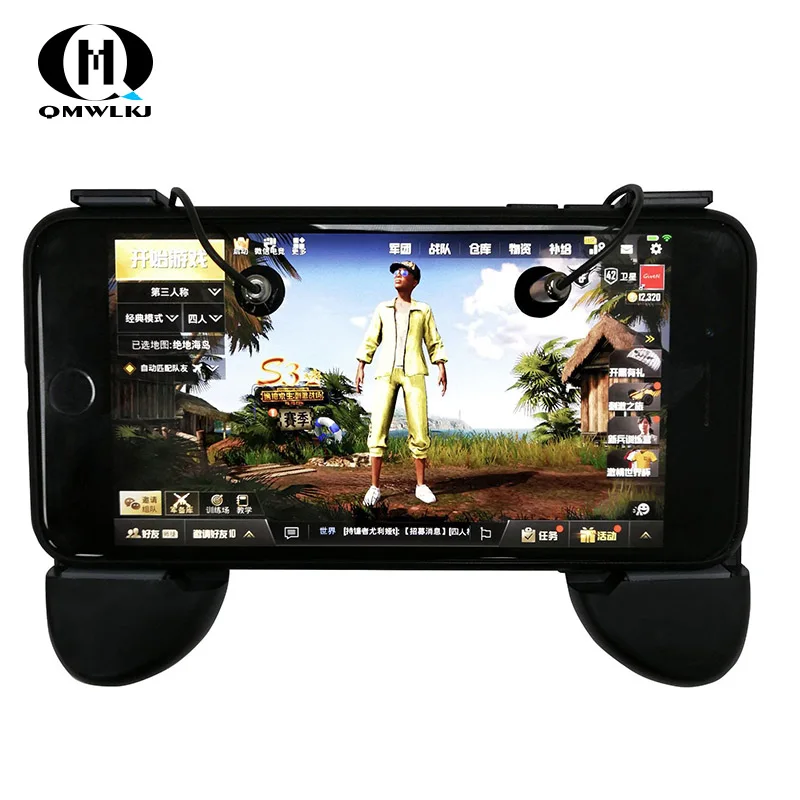 New R8 PUBG Mobile Game Controller Gamepad Trigger Aim Button L1 R1 Shooter Joystick For IPhone Android Smart phone
New R8 PUBG Mobile Game Controller Gamepad Trigger Aim Button L1 R1 Shooter Joystick For IPhone Android Smart phone