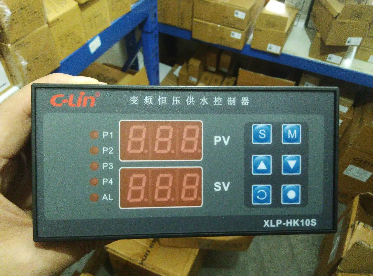 C-Lin Xinling XLP-HK10S variable frequency constant pressure water supply controller AC220V with timing function
C-Lin Xinling XLP-HK10S variable frequency constant pressure water supply controller AC220V with timing function