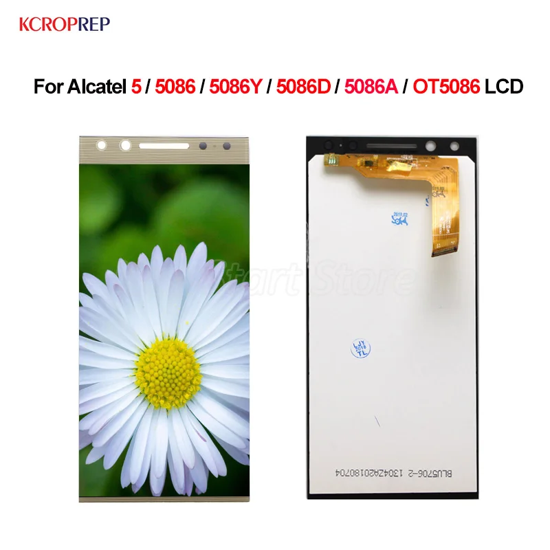 For Alcatel 5 LCD Display Touch Screen Digitizer Assembly For Alcatel 5 5086 5086Y 5086D 5086A OT5086 lcd 100% New 5.7" Gold
For Alcatel 5 LCD Display Touch Screen Digitizer Assembly For Alcatel 5 5086 5086Y 5086D 5086A OT5086 lcd 100% New 5.7" Gold
