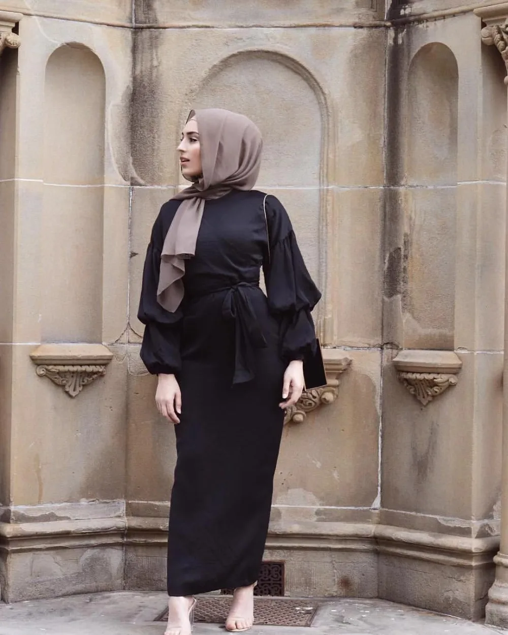 Elegant Muslim Abaya Maxi Dress Nida Cardigan Puff Sleeve Long Robe Gowns Jubah Kimono Ramadan Islamic Kaftan Worship Service
Elegant Muslim Abaya Maxi Dress Nida Cardigan Puff Sleeve Long Robe Gowns Jubah Kimono Ramadan Islamic Kaftan Worship Service