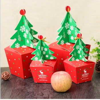 Fashion Christmas Tree Red Paper Candy Sweet Box Come with Bell and String Xmas Gift Box Small Big 50pcs/lot DEC341
Fashion Christmas Tree Red Paper Candy Sweet Box Come with Bell and String Xmas Gift Box Small Big 50pcs/lot DEC341